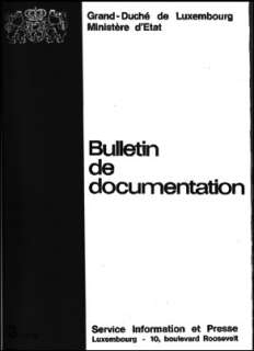 , Bulletin de documentation 3/1976