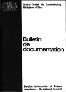 Bulletin de documentation 6/1976