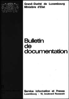 , Bulletin de documentation 11/1977