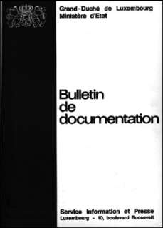 , Bulletin de documentation 12/1977