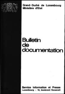 Bulletin de documentation 2/1977