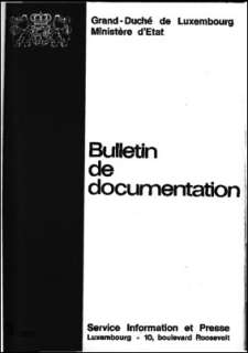, Bulletin de documentation 3/1977