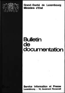 , Bulletin de documentation 6/1977