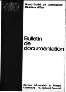, Bulletin de documentation 7/1977