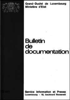 , Bulletin de documentation 9/1977