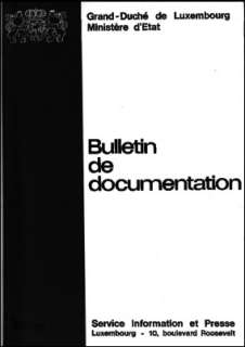, Bulletin de documentation 3/1978