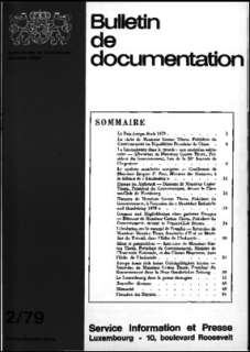 , Bulletin de documentation 2/1979