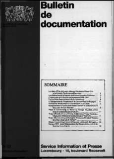 , Bulletin de documentation 5/1988