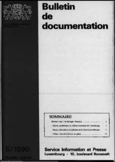 Bulletin de documentation 5/1990