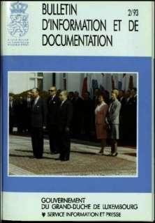 , Bulletin d'information et de documentation 2/1993