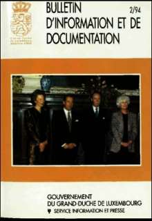 Bulletin d'information et de documentation 2/1994