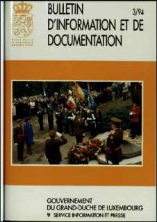 , Bulletin d'information et de documentation 3/1994