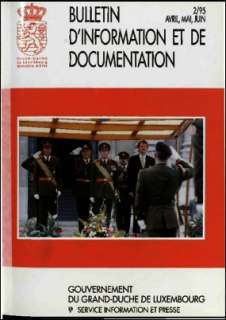 , Bulletin d'information et de documentation 2/1995