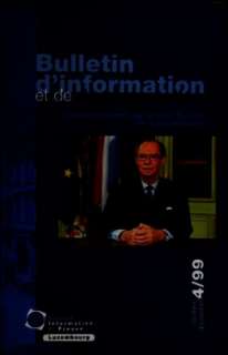 Bulletin d'information et de documentation 4/1999
