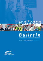 Bulletin d'information et de documentation 3/2003